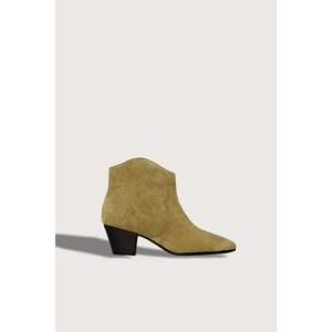 NEW ISABEL MARANT women's dicker suede iconic ankle boot in taupe